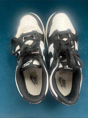 Nike Dunks Kids Black and White Sneakers